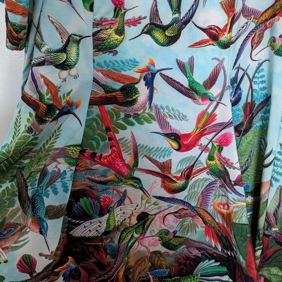 Black Milk Birds of Paradise evil v dress XXL - Picture 2 of 3